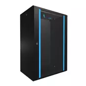 Extralink 18U 600x450 Black, Rackmount cabinet, wall mounted ( 6285 )