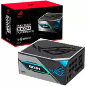ASUS ROG Thor 1000W Platinum III modularni napajalnik, ATX 3.1 kompatibilen, PCIe Gen 5.1, 80 PLUS Platinum, 10 let garancije - 90YE00V3-B0NA00