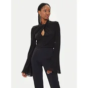 TWINSET Bluza 241TT2099 Črna Slim Fit