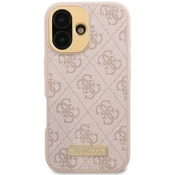 Guess GUHMP16XU4GPRP iPhone 16 Pro Max 6.9 pink hardcase 4G Logo Plate MagSafe (GUHMP16XU4GPRP)