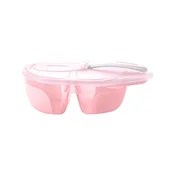 Kikka Boo Cinija sa 2 pregrade i kašicicom Tasty Pink