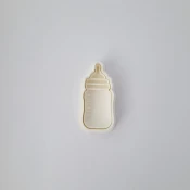 KREATIVNI SLATKIŠI Modla za kolace i ukrase Bebi flašica, 8 cm, Bela