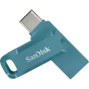 SanDisk 512GB Ultra Dual Drive Go USB-C/A 3.2 USB ključ (moder)