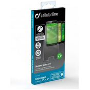 CellularLine Univerzalno zaščitno steklo Cellularline za pametne telefone od 4,7" - 4,9" 1 kos