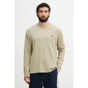 BOSS za muškarce s pamukom Waffle LS-Shirt