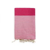 Fouta bombažna brisača Mikanda 100 x 200 cm, fuksija