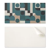 shumee Dekorativna samolepilna vinilna stenska plošča 120x60 cm Abstraktne oblike in oblike