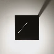 Knikerboker Des.agn - LED stenska svetilka, črna - Dnevna soba/jedilnica - Sodobni - Kovina