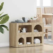 Kreveta Sonoma hrast 80.5 x 35 x 59 cm Konstruirano drvo