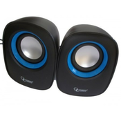 Gembird zvucnici SPK-111 Stereo 2X3W BLACK/BLUE( SPK107/Z )