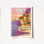 Wallity Poster Italy Positano-2013, 42x59,4 cm