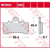 ZAVORNE OBLOŽNICE TRW ZF KH606 SINTER STREET BMW G 310 R/GS 16-, C 400 GT/X 18-, KTM DUKE 125 11-, 390 ADV/DUKE 13-, SPREDNJE