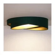 BRILAGI- LED plafonsko svetlo VELVET TWIST LED/24W/230V 4000K O 55 cm zelena/zlatna