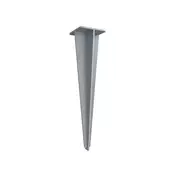 Songmics Zemeljska sidra 9x9x46 cm siva