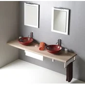 SAPHO AVICE Stenska Deska 230x50cm, Dub Rover, 5cm Debelina, Odpornost na Vodo in Udarce