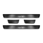 Door sill trims Toyota Aygo X 2022- (dark, matte)