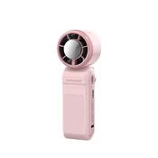 INF Tri-v-enem zložljiv prenosni ventilator, USB, 3-stopnje, 2000mAh Pink, (5000310481)