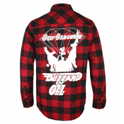 Moška srajca DIAMONDxOZZY OSBOURNE - Dark Idol - rdeča - B21DMTA202 RDEČA