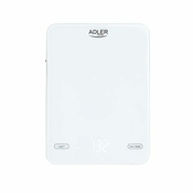 Adler Kuhinjska lestvica 10kg napolnjena prek USB, (21025514)
