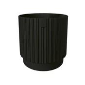 Cvetlični lonec MIKA CYLI PETIT ECO RECYCLED 220mm črn 80681
