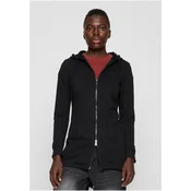 Womens sweatshirt parka black