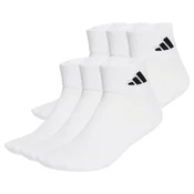 Nogavice adidas Cushioned Essentials Ankle Socks 6 Pair Pack White L