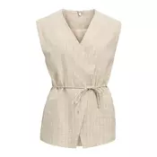 OBJECT Telovnik OBJPAULA YUI  temno bež / bela