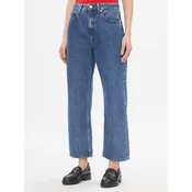 Tommy Hilfiger Jeans hlače Loose Straight Rw Lea WW0WW40637 Modra Loose Leg