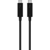 Belkin F2CD085BT2M-BLK crni kabl USB-C Thunderbolt 3 (muški) na USB-C Thunderbolt 3 (muški) 2m