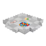 Northix Puzzle igralna podloga 36 delov mehka pena nedrseča