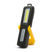 USB COB LED akumulatorska delovna svetilka 2v1 z magnetom in LED indikatorjem stanja baterije