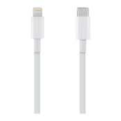 PAKET:ME Hitro polnjenje USB-C/bliskavica Kabel 1m bele barve