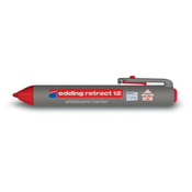 Marker za bijelu plocu 1,5-3mm Edding Retract 12 crveni