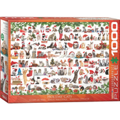 Eurographics - Puzzle Holiday cats - 1 000 kosov