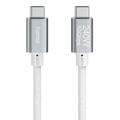 Hama USB-C kabel 240W USB 3.2 Gen2 10 Gbit/s 1,5 m bel