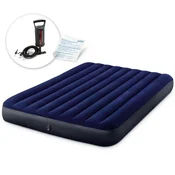 shumee Napihljiva vzmetnica 203x152x25 cm z batno črpalko INTEX 64759