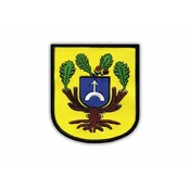 shumee Našitek grba mesta Dopiewo (velik) - Podlaga za nalepko z likanjem/toplotnim varjenjem - Vezen našitek/značka/emblem