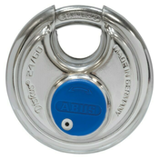 Abus Okrugla bravica s ključem (Vanjski promjer: 60 mm, Debljina držača valjka: 8 mm, Plemeniti čelik)