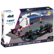 Monopost BWT Alpine F1 Pit Stop COBI 1685 - Action Town 1:26