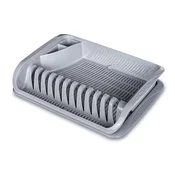 keeeper Odcejalnik za posodo 39,5x29,5x8 cm siv