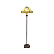 BRILAGI - Tiffany vitražna podna lampa EMERALD 2xE27/60W/230V