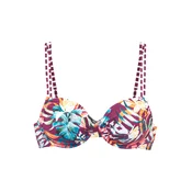 VENICE BEACH Bikini zgornji del voda / oranžna / bordo / bela