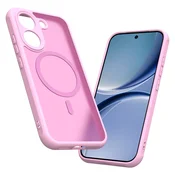 Hibridni ovitek HaloFrost II MagSafe za Xiaomi Poco X8 Pro - pink