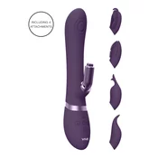 Etsu - Pulzni valovni G-točkovni stimulator s vibratorjem za klitoris - Vijoličen