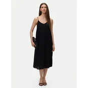 Vero Moda Poletna obleka Emilo 10340519 Črna Loose Fit