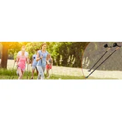 Northix Palice za nordijsko hojo, nastavljive 68-135 cm, odporne proti udarcem, duraluminij