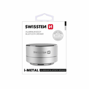 SWISSTEN zvucnik Bluetooth, FM, 3W, microSD, srebrni i-METAL