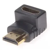 PremiumCord HDMI M/F adapter, upognjen v pravi kot