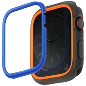 UNIQ case Moduo Apple Watch Series 4/5/6/7/8/SE/SE2 44/45mm orange-blue (UNIQ-45MM-MDSORGBLU)