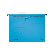Leitz Alpha A4 kartonska viseča mapa s hitro pritrditvijo, modra